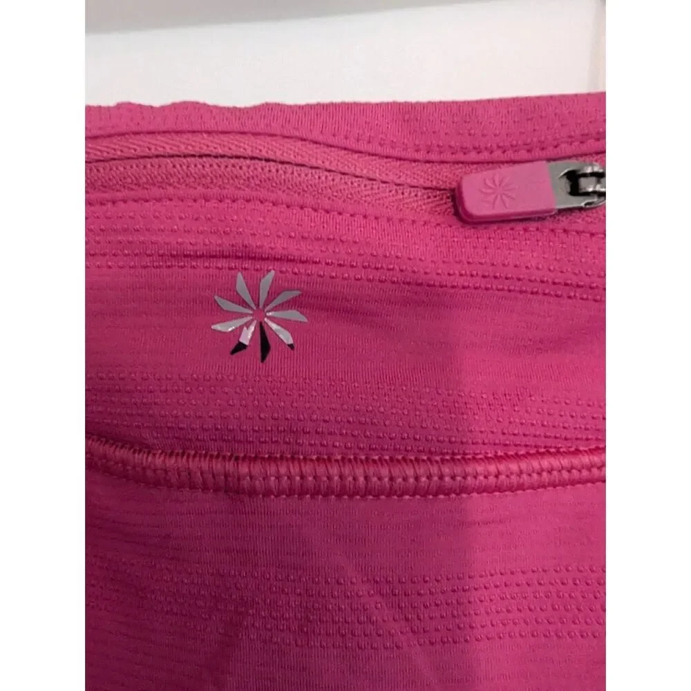 Athleta Girl Pink Swing Skort Skirt Tiered Ruffle Layers Medium 8/10